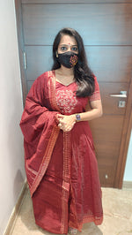 Kolam Salwar Set(Kurti+Dupatta)(9002)