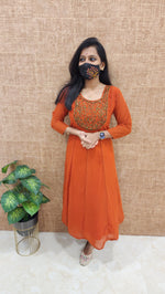 Festive Sale-Handwork kurti (9098)