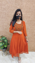 Festive Sale-Handwork kurti (9098)