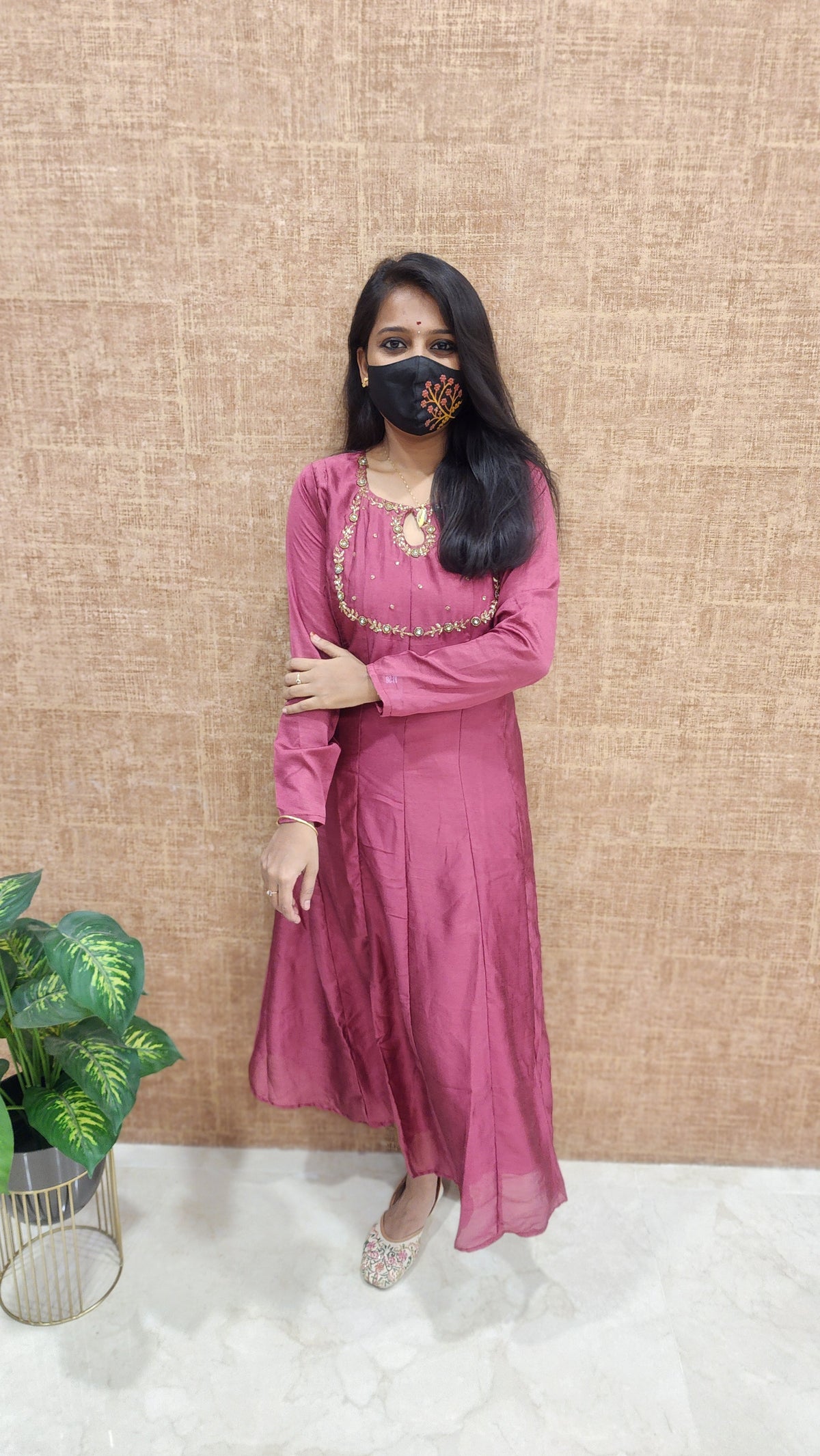 Festive Sale-Handwork kurti(9232)