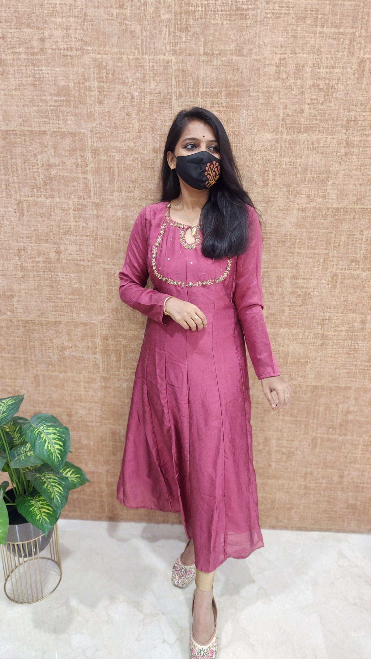 Festive Sale-Handwork kurti(9232)