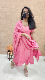 Ethnic Salwar Set (Kurti+Dupatta) (9244)c