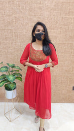 Festive Sale-Handwork kurti (9320)