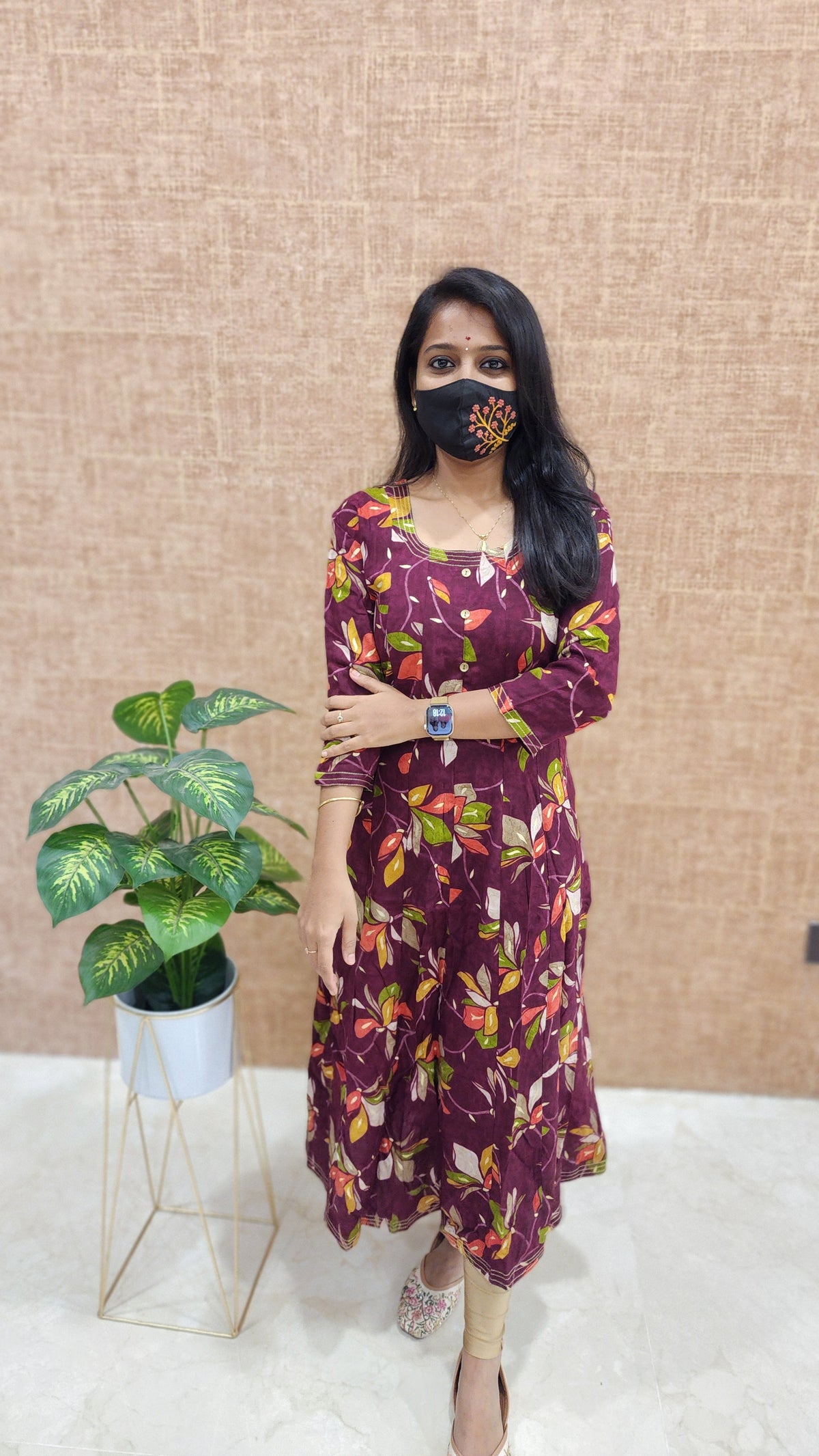 Panel Cut Anarkali (9366)c