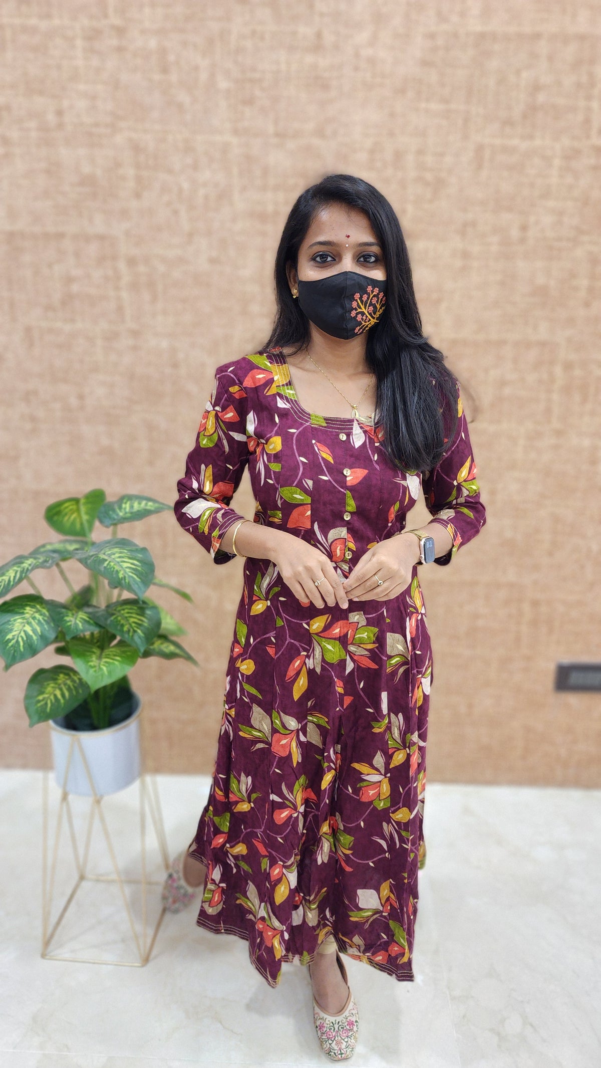 Panel Cut Anarkali (9366)c