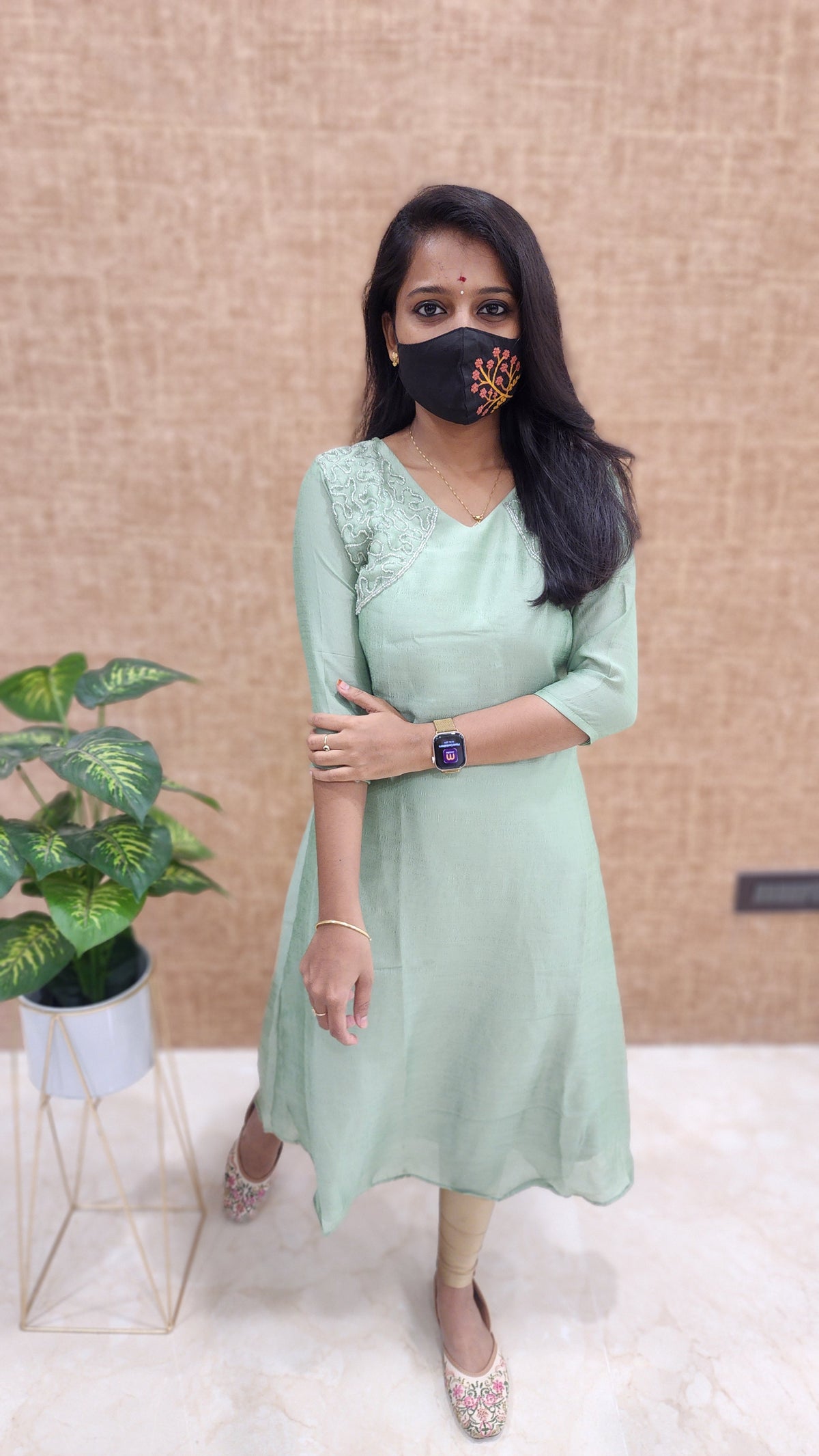 Handwork Kurti -Party wear Kurti (9302)