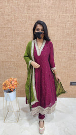 *Festive Set-Anarkali Salwar Set (9350)c