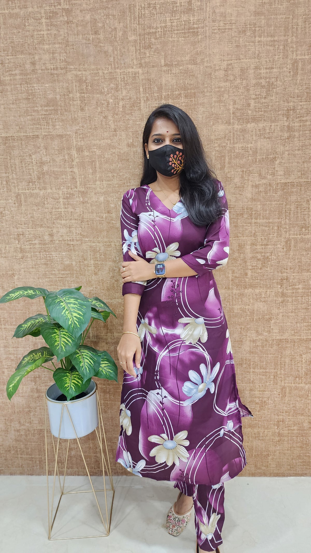 Cord set (pant & top)(9230)