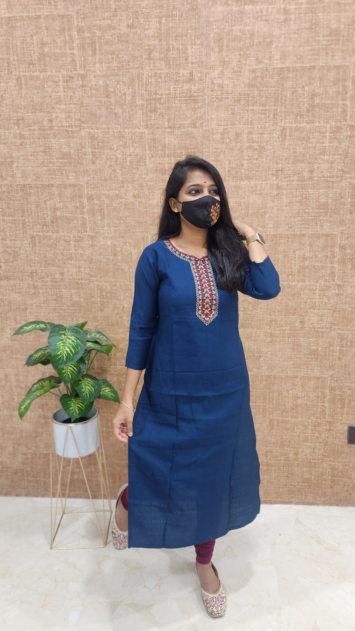 Office Wear - Embroidery (9389)c