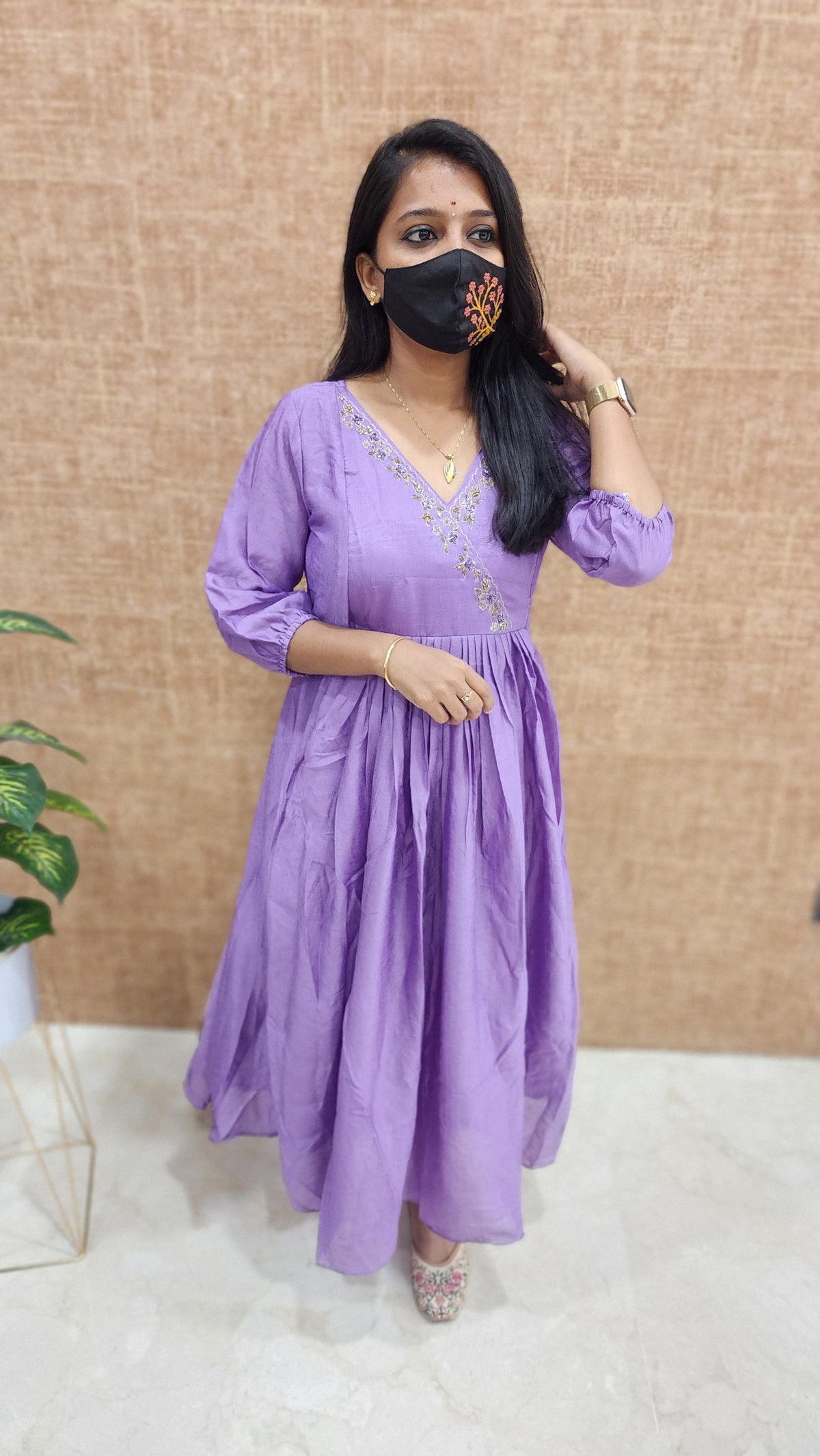 Indo-Western frock (9431)c