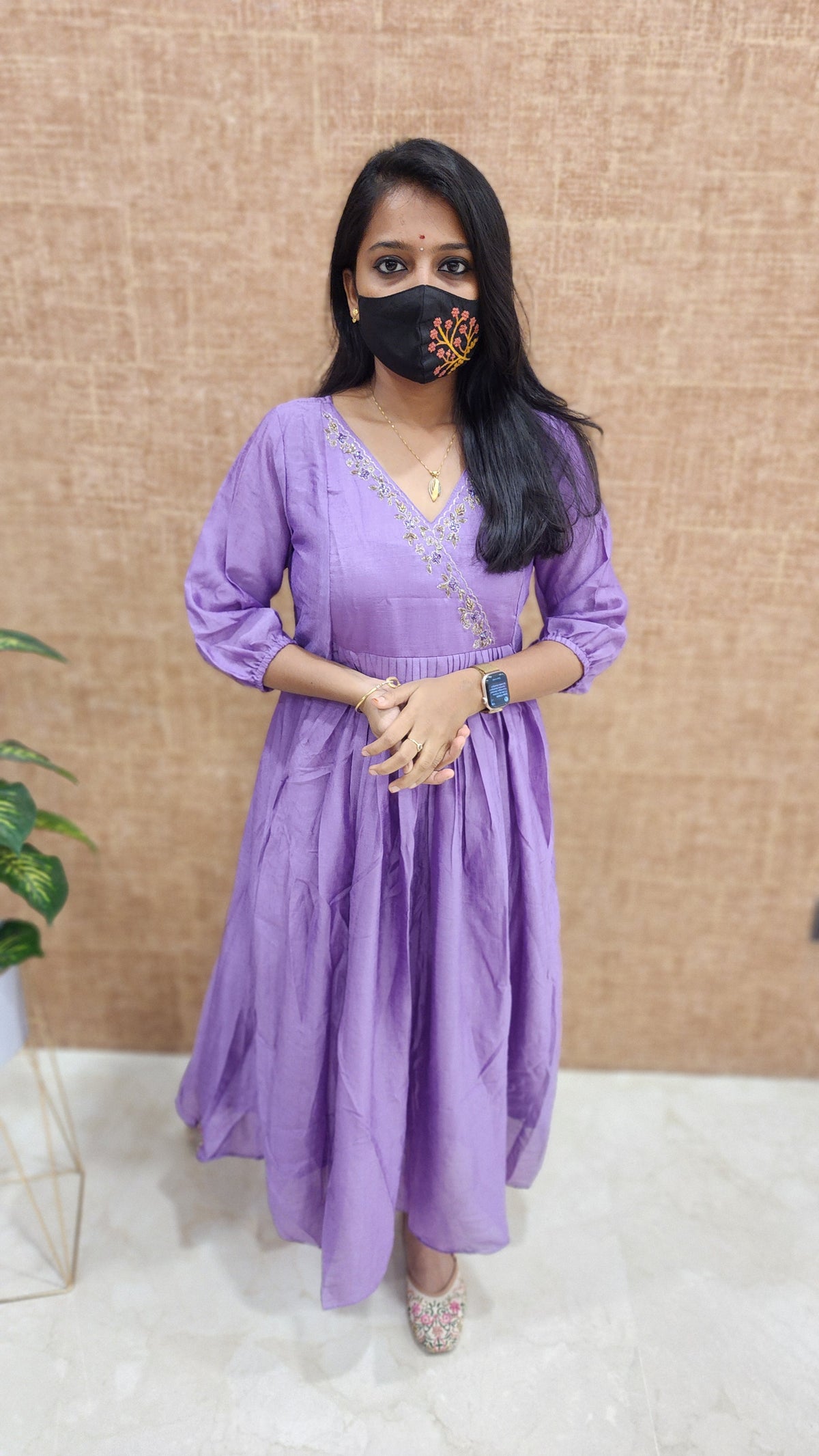 Indo-Western frock (9431)c