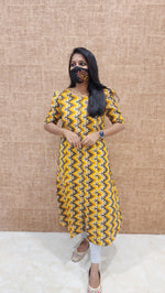Jaipur A-Line cotton Kurti (9519)