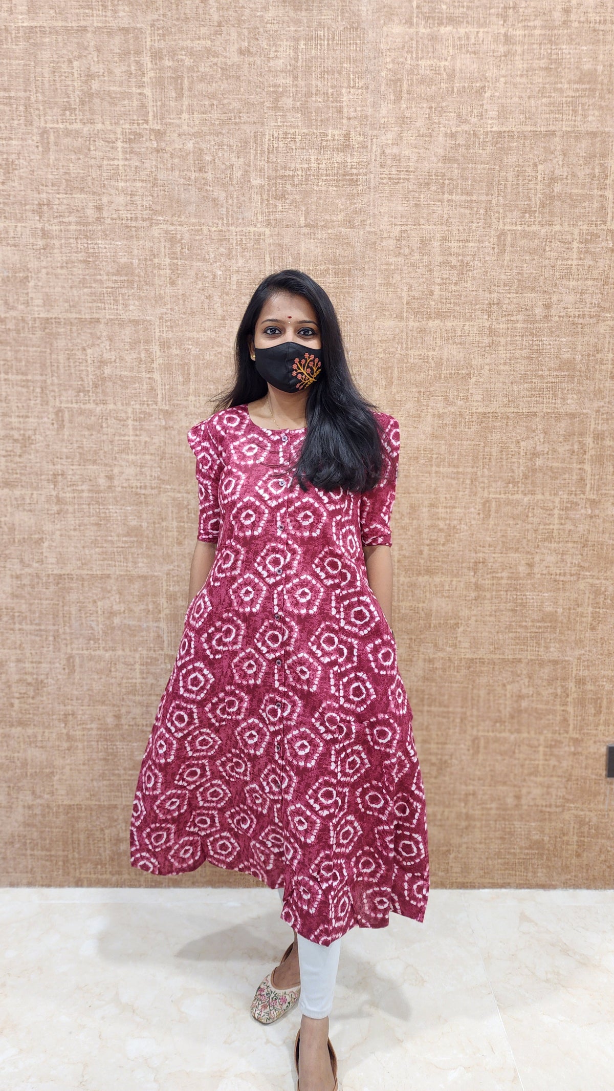 Jaipur A-Line cotton Kurti (9518)c