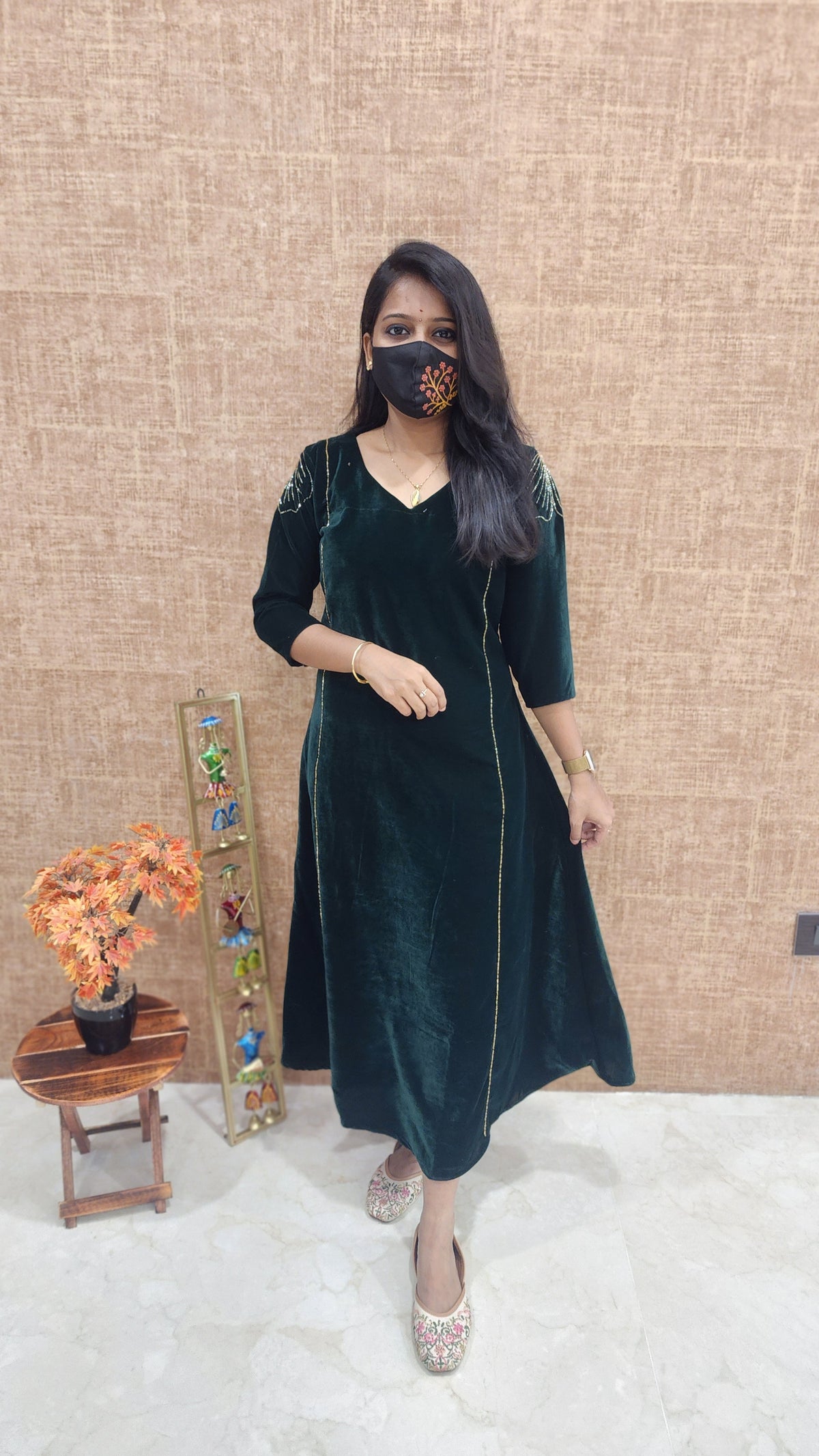 Ramzan special-Handwork Kurti (9532)