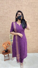 Handloom cotton Salwar Set (9539)