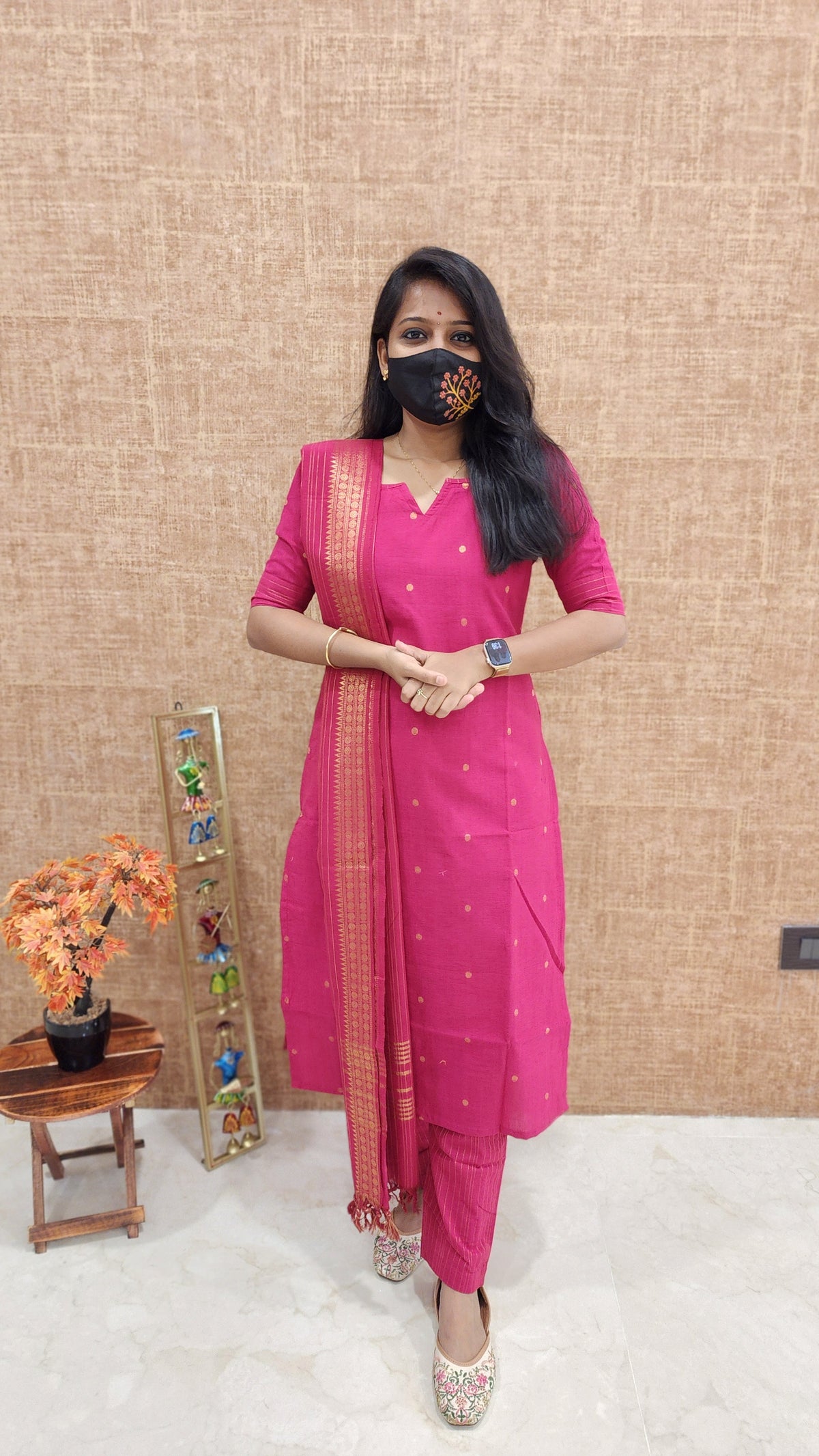 Handloom cotton Salwar Set (9540)