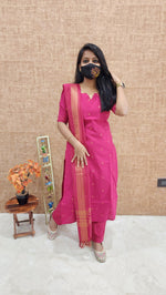 Handloom cotton Salwar Set (9540)