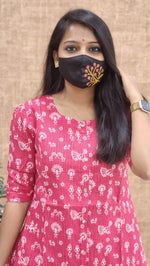 Jaipur A-Line cotton Kurti (9641)