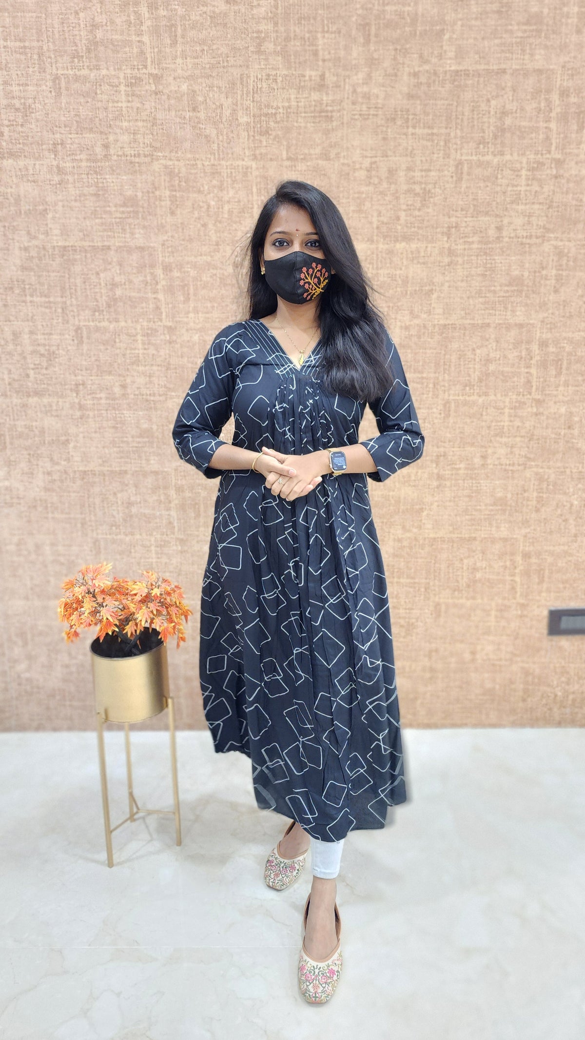 Pleated Casual Kurti (9613)