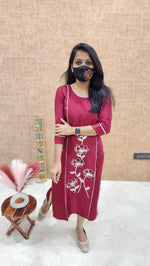 Hand embroidery kurti (9654)c3