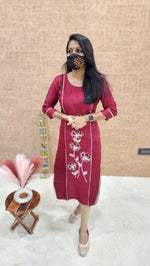 Hand embroidery kurti (9654)c3