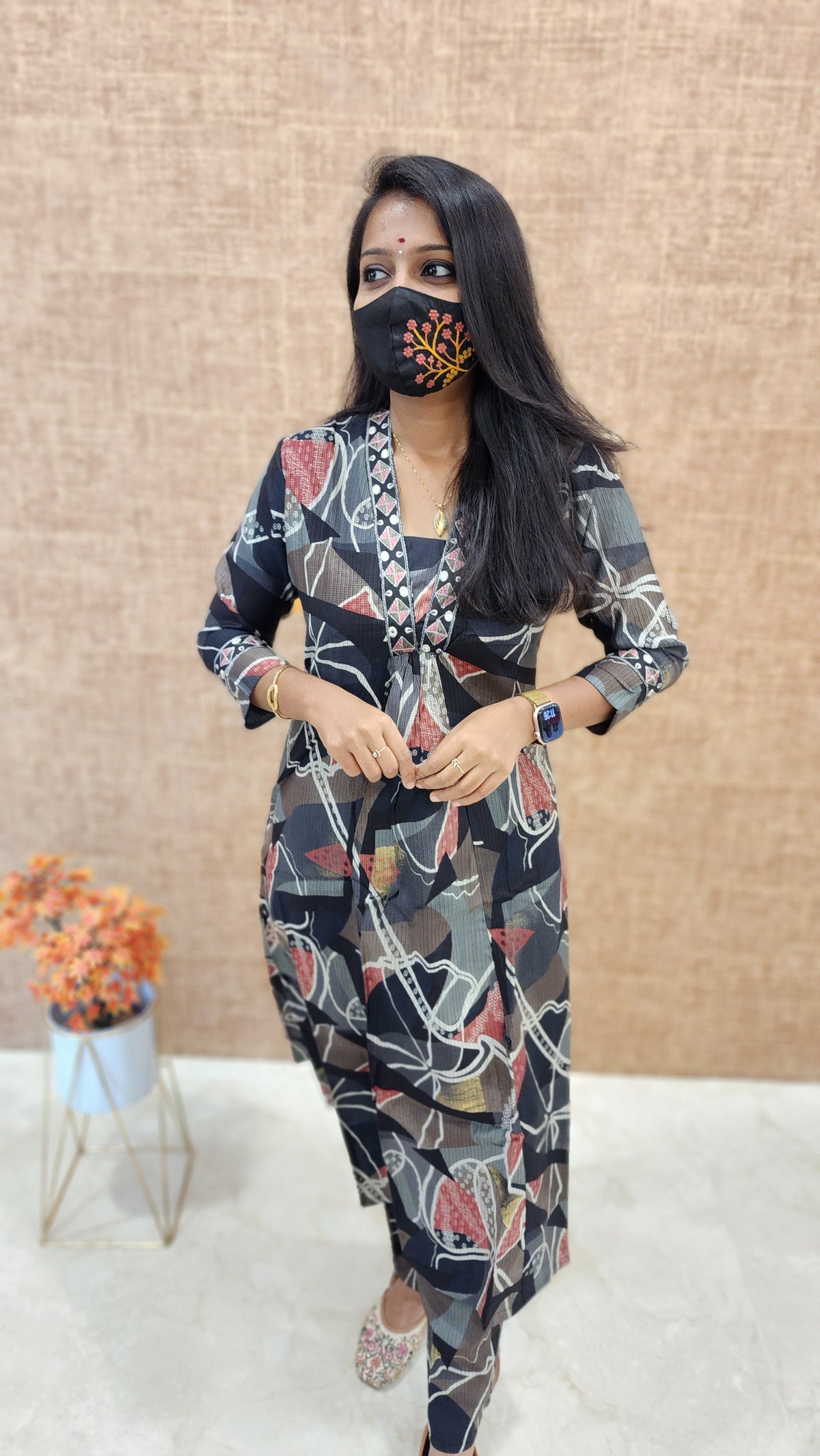 Cord set (Pant & Top) (9784)c2