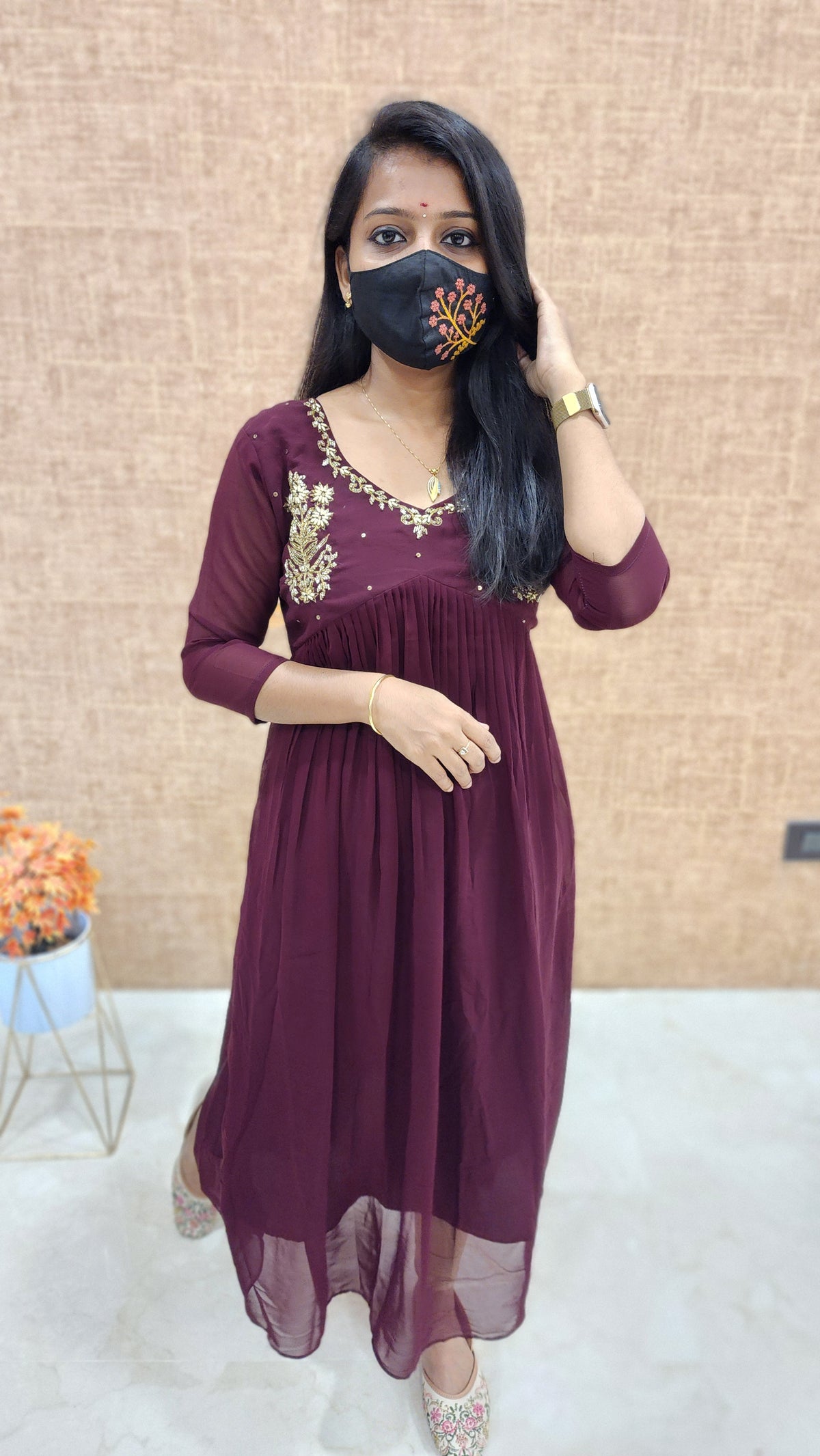 Festive sale-Aliya cut kurti (9714)