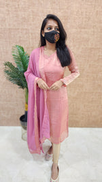 Ethnic Salwar Set (Kurti+Dupatta) (9759)