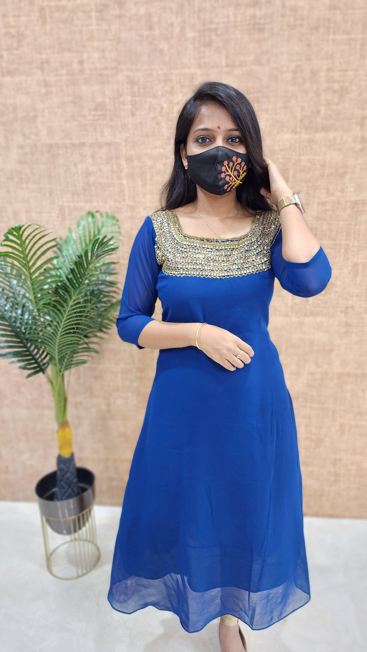 Festive sale -Handwork Kurti (9838)c
