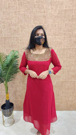 Festive sale -Handwork Kurti (9837)c