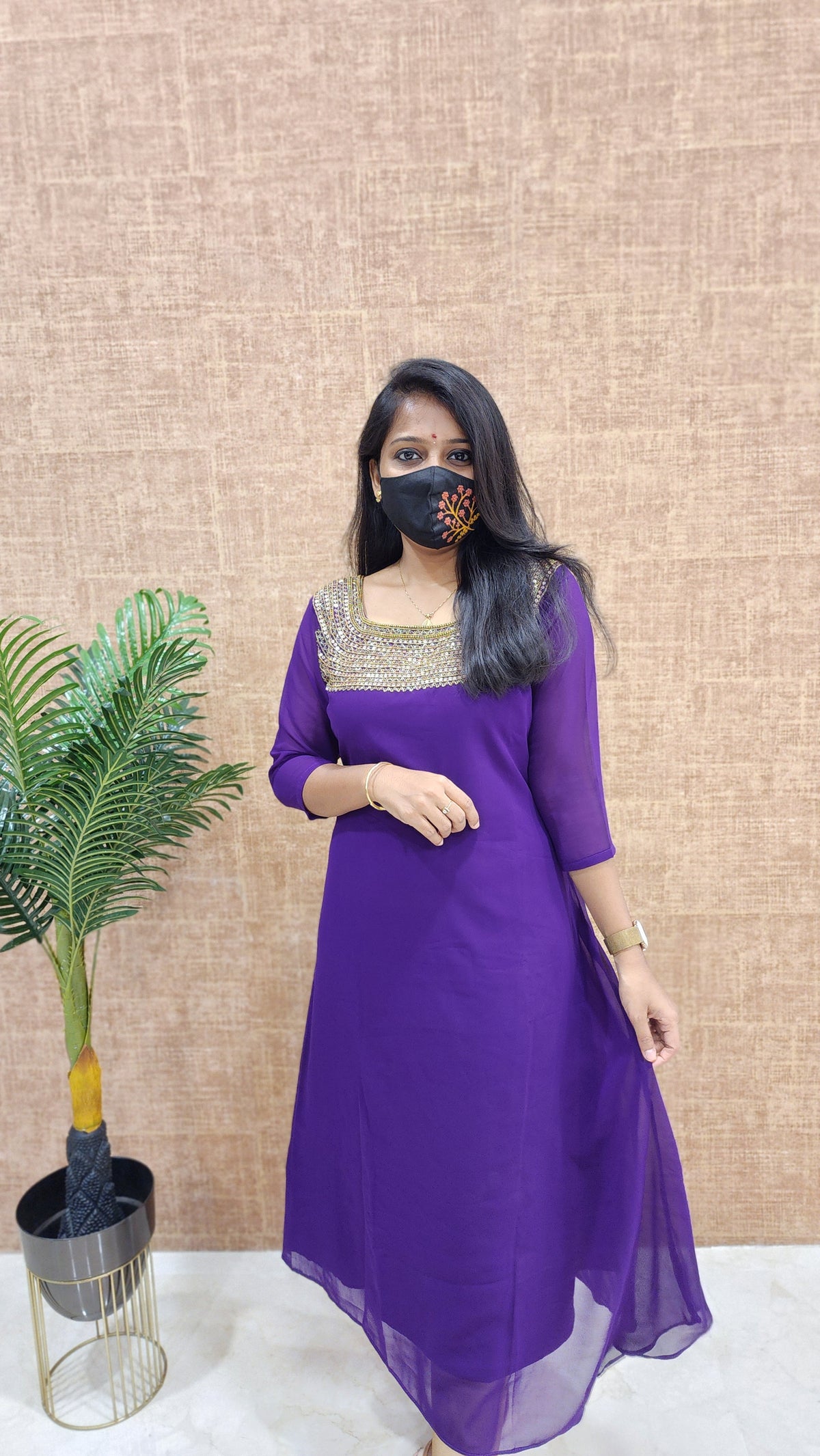 Festive sale -Handwork Kurti (9836)