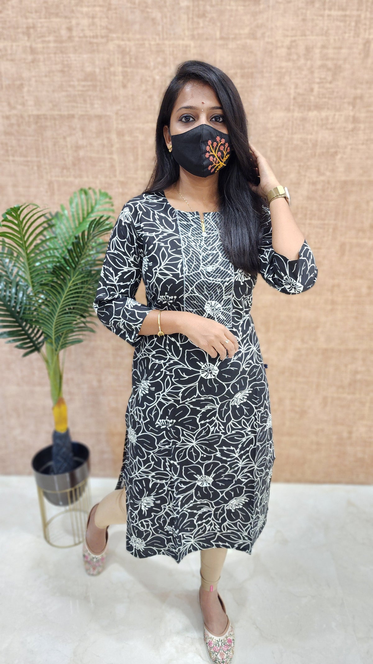 Office Wear - Embroidery(9850)c