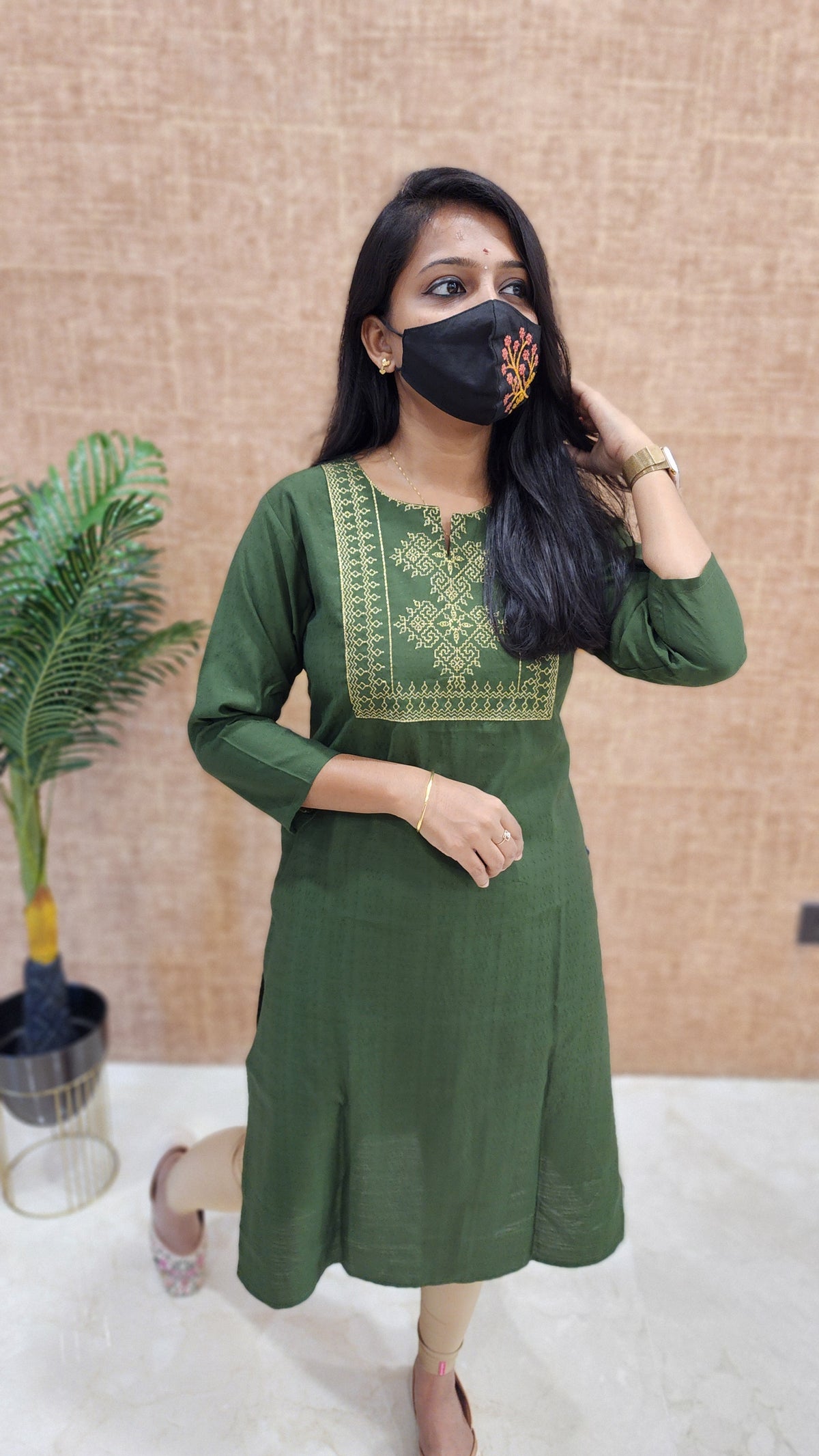 Office Wear - Embroidery(9852)