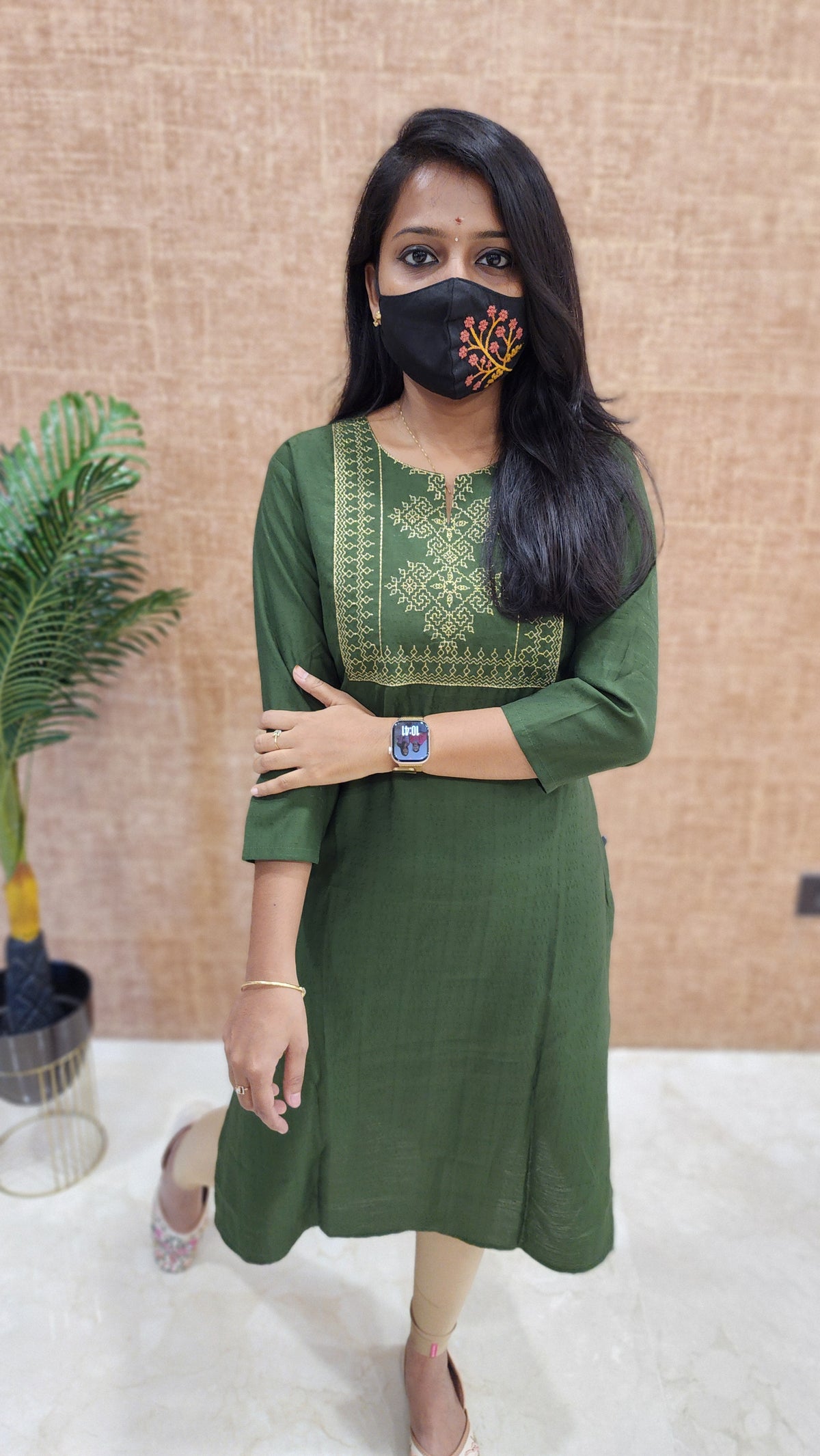 Office Wear - Embroidery(9852)