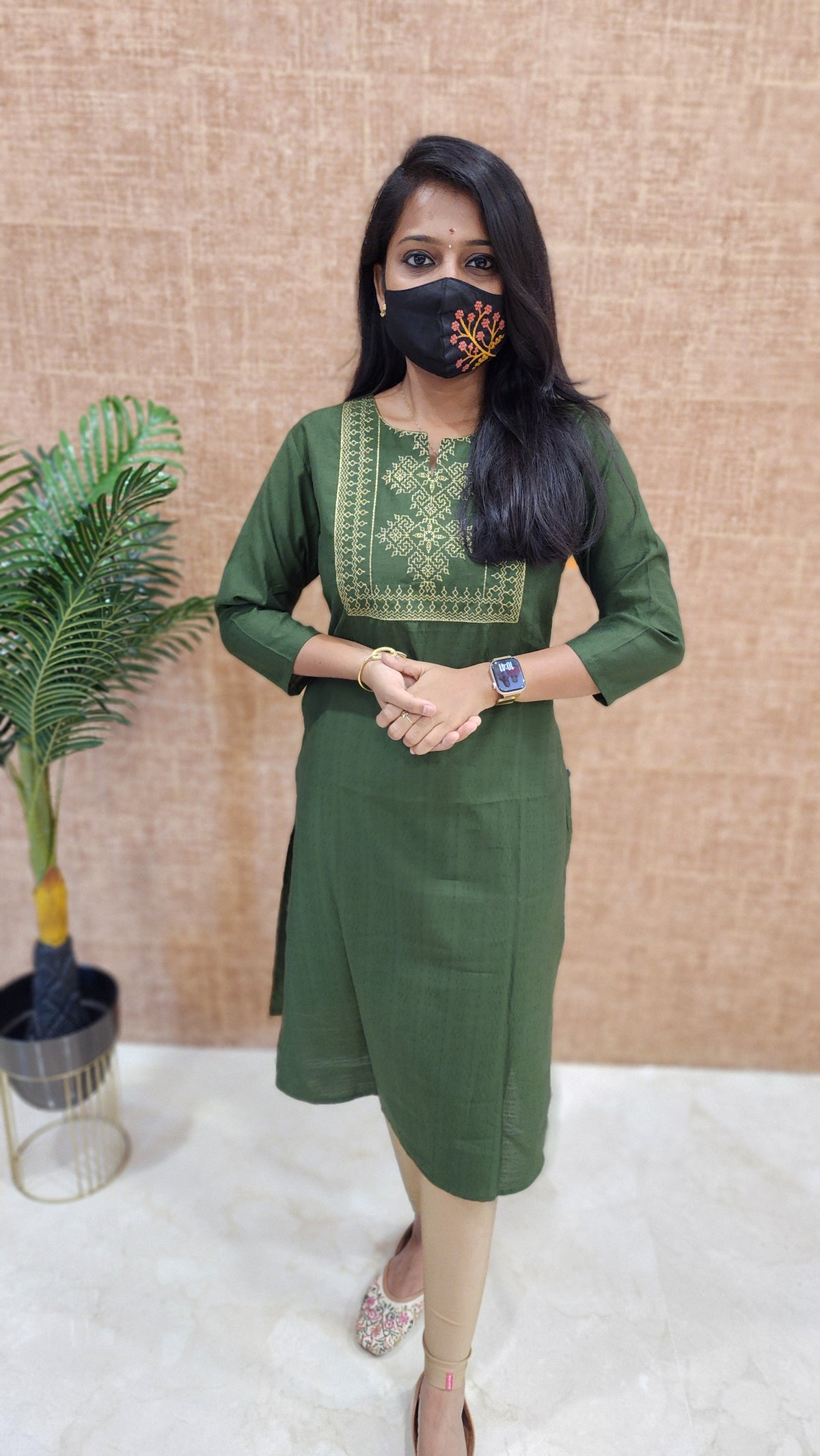 Office Wear - Embroidery(9852)