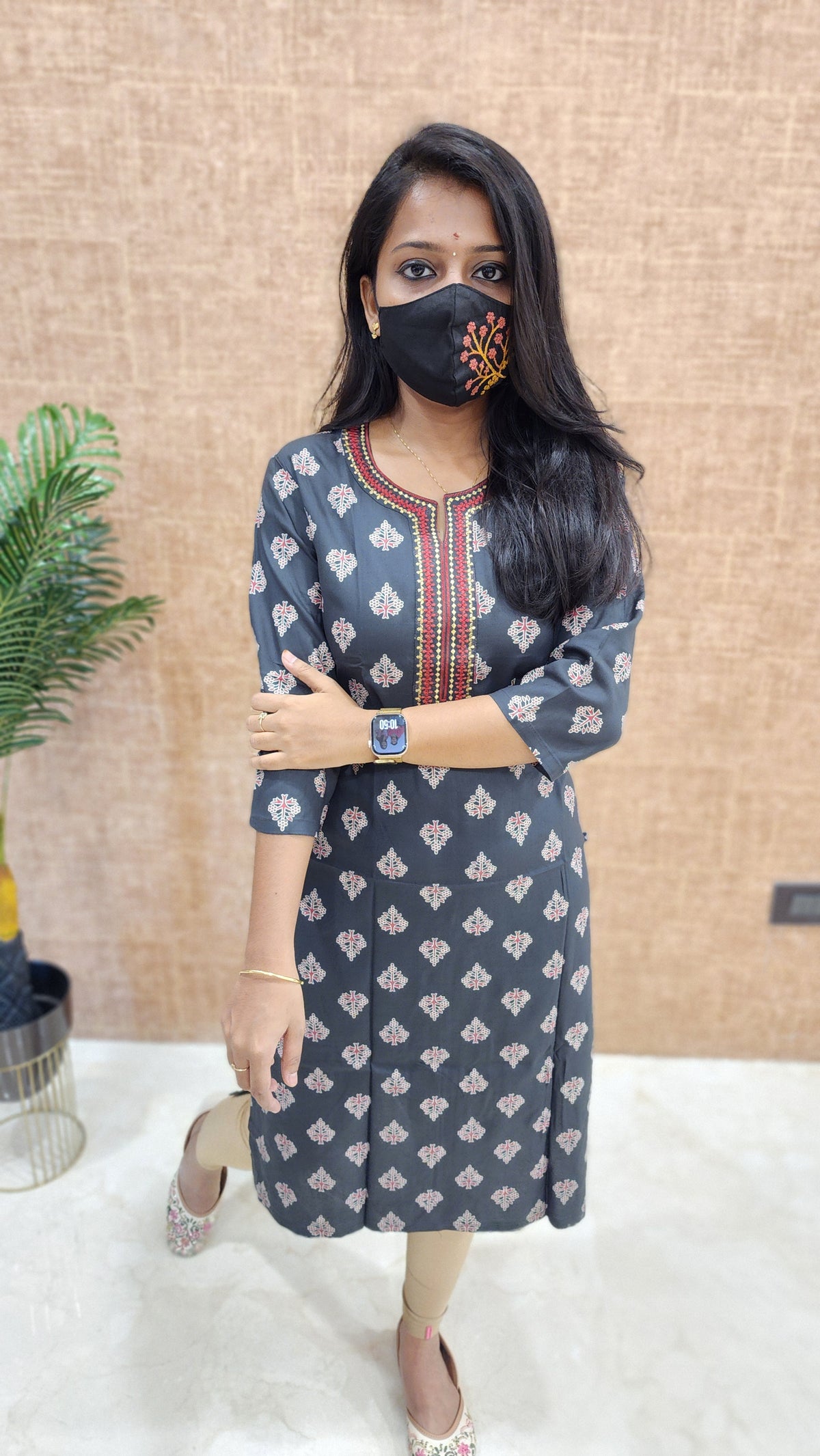 Office Wear - Embroidery(9855)