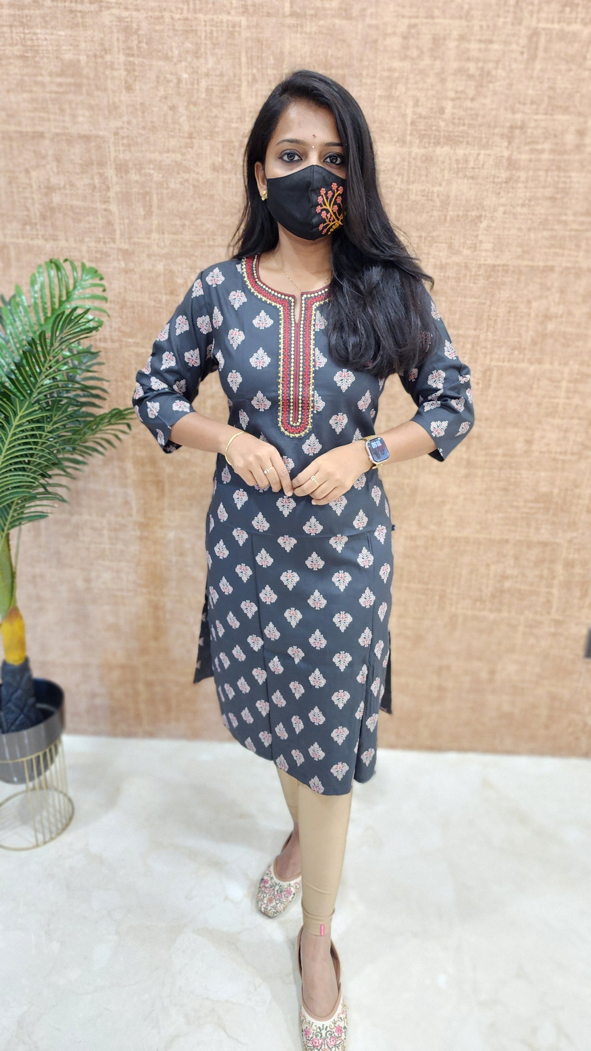 Office Wear - Embroidery(9855)
