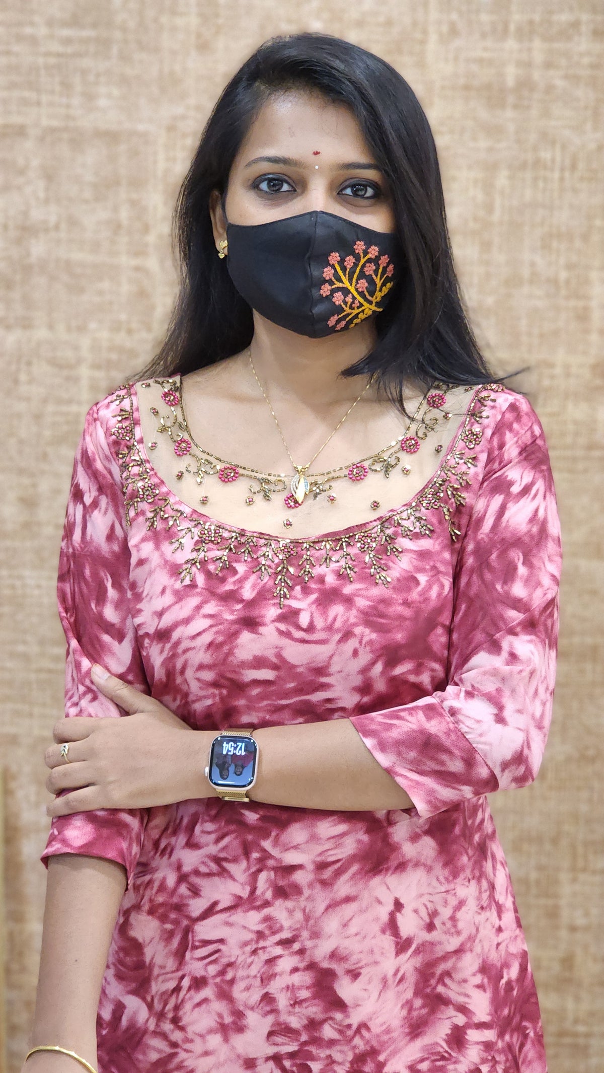 Ethnic Festive Wear -Jewel Neck Kurti (10166)