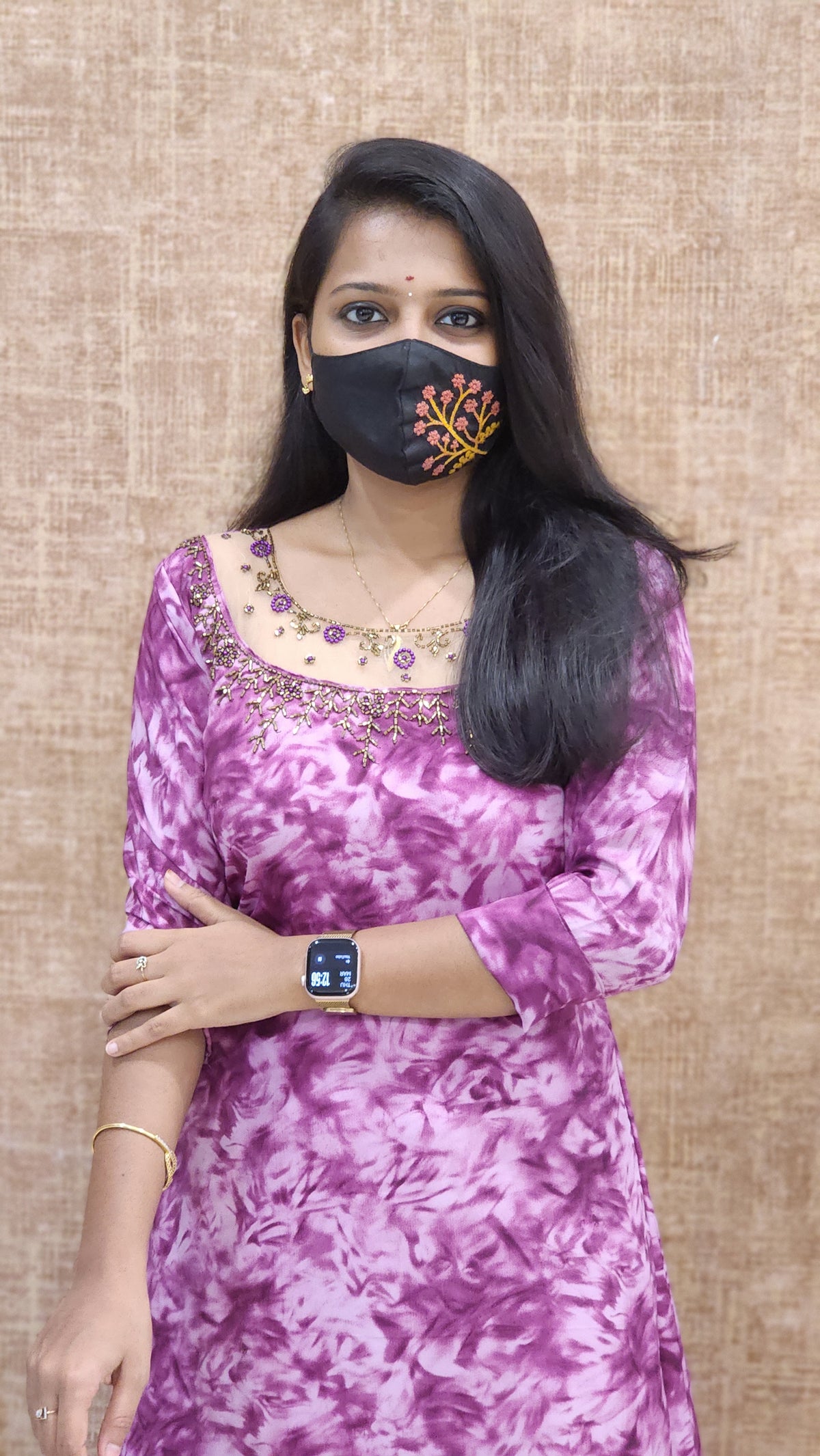 Ethnic Festive Wear -Jewel Neck Kurti (10167)