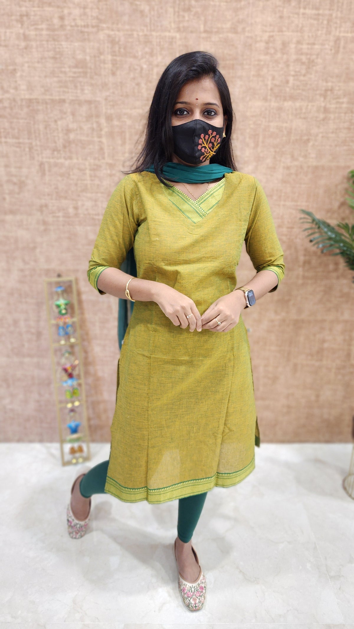 Office Wear kurti-Mangalgiri cotton(9891)