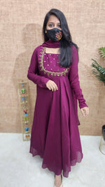 Salwar Set (Kurti+Dupatta) (9894)c3