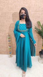 Salwar Set (Kurti+Dupatta) (9895)c3