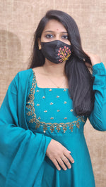 Salwar Set (Kurti+Dupatta) (9895)c3
