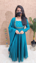 Salwar Set (Kurti+Dupatta) (9895)c3