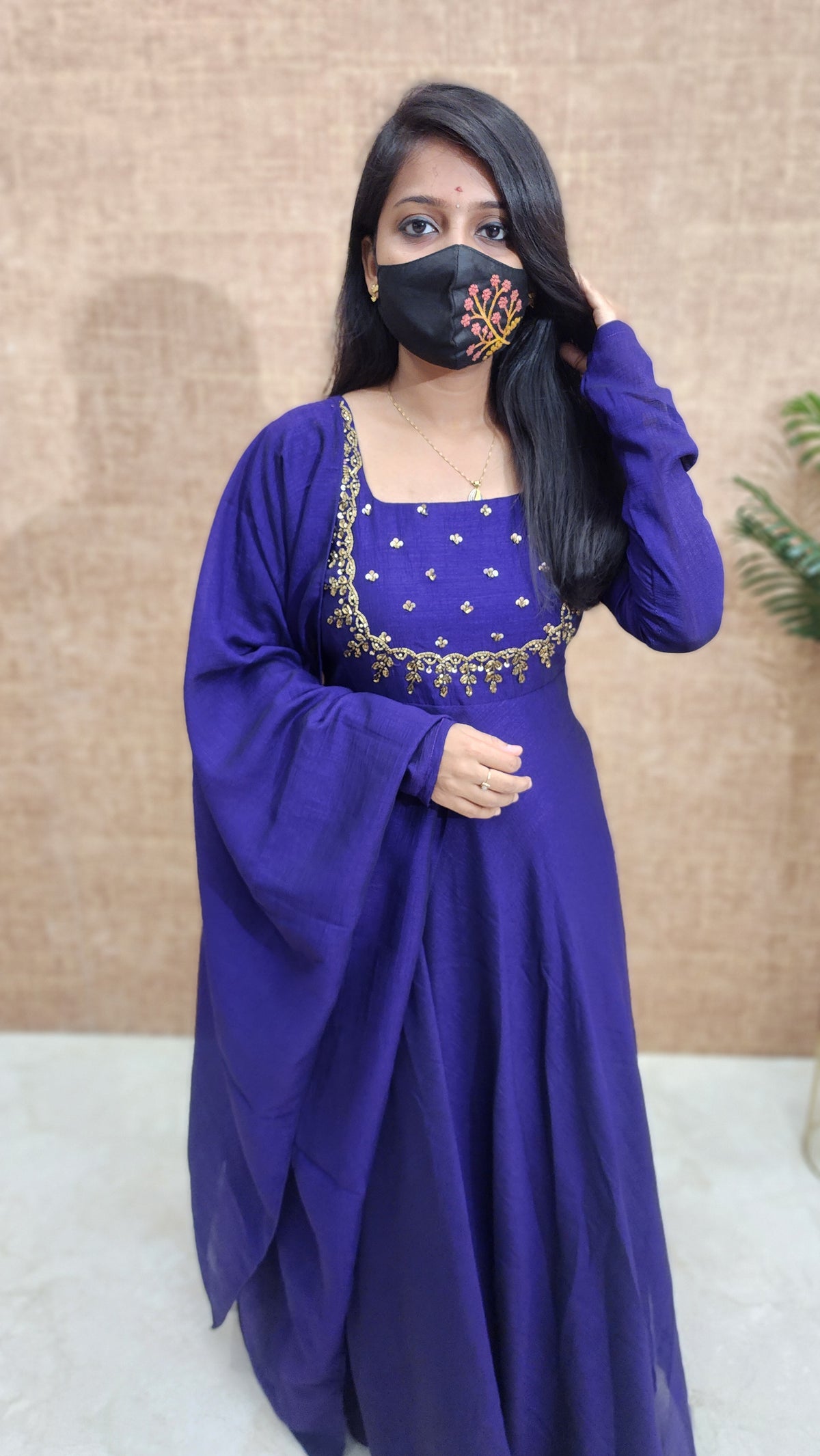 Salwar Set (Kurti+Dupatta) (9896)c3