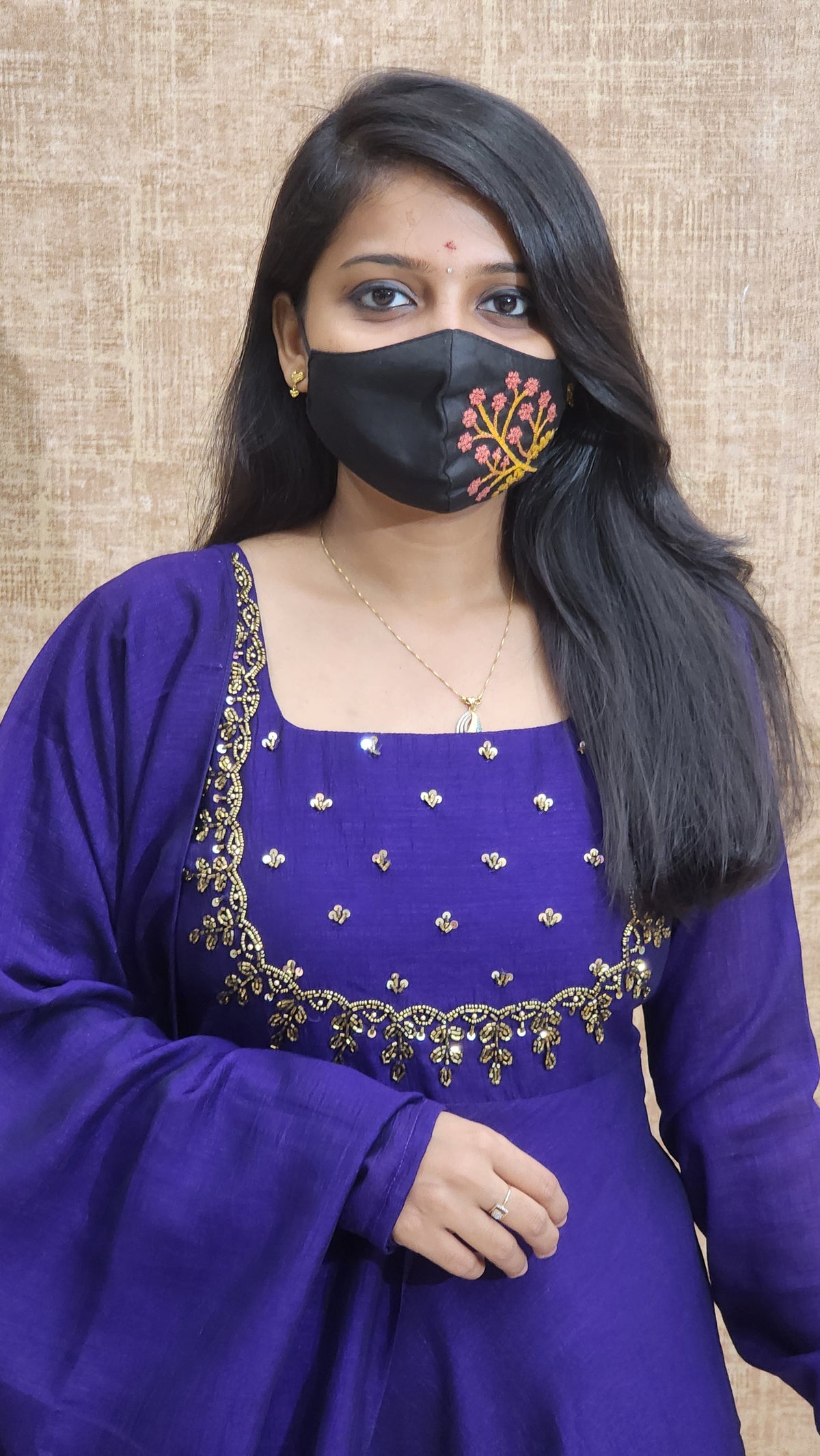 Salwar Set (Kurti+Dupatta) (9896)c3