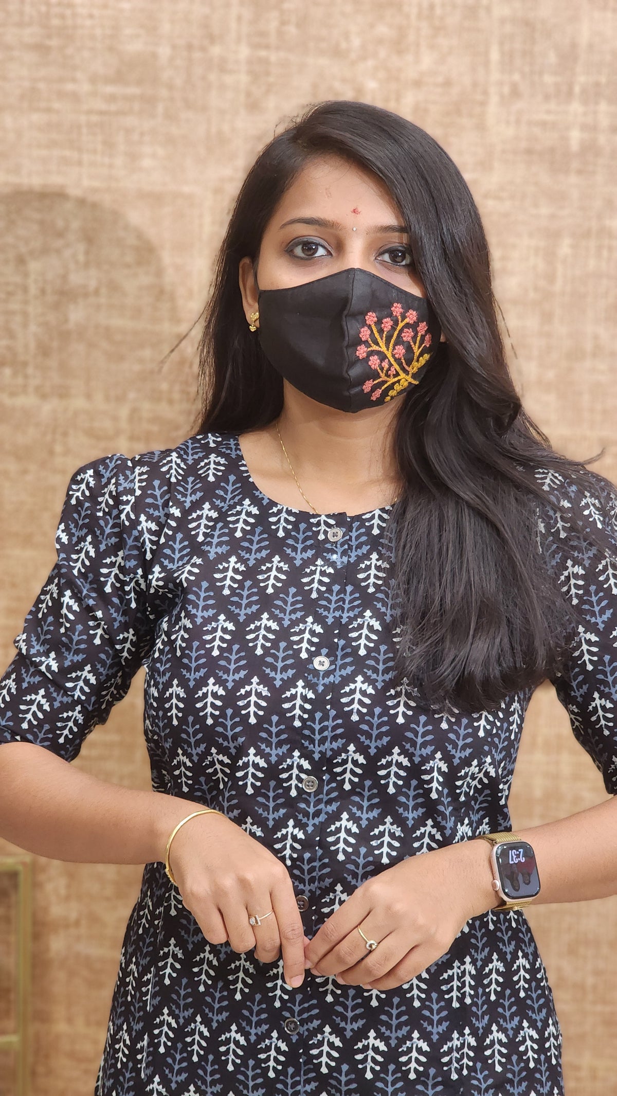 Jaipur A-Line cotton Kurti (9903)c