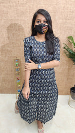 Jaipur A-Line cotton Kurti (9903)c