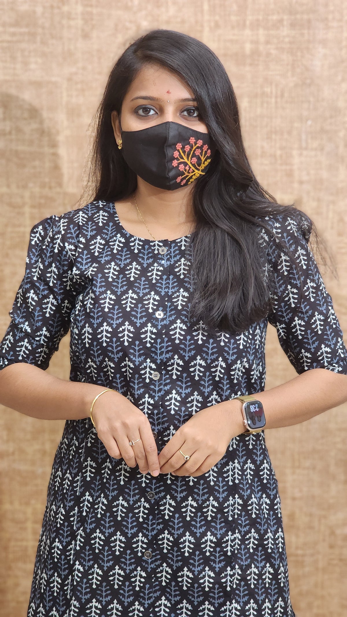Jaipur A-Line cotton Kurti (9903)c