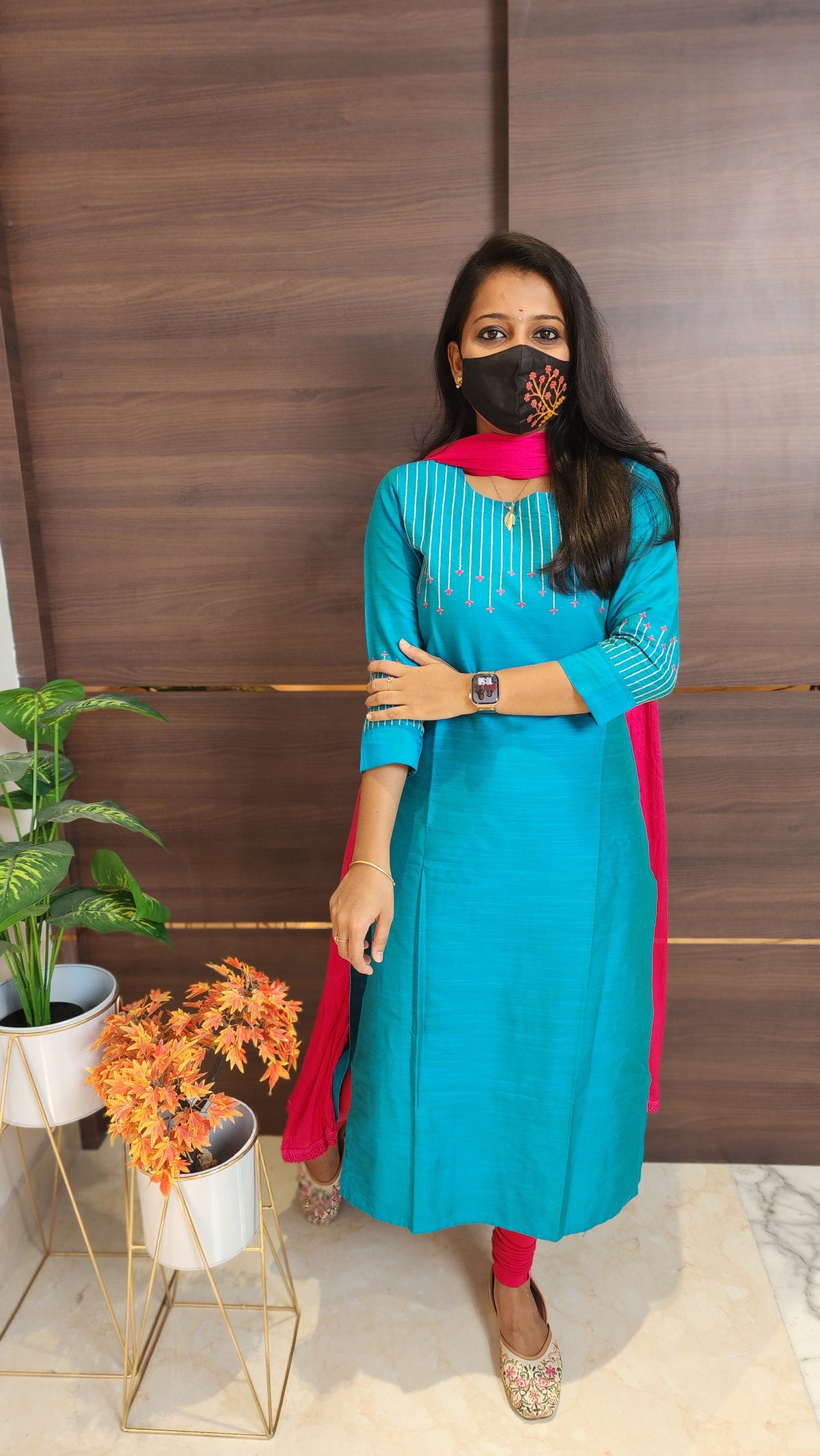 Office Wear kurti-Embroidery kurti(10000)